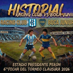 RACING CLUB – BOCA JUNIORS: Todo tipo de competencias oficiales